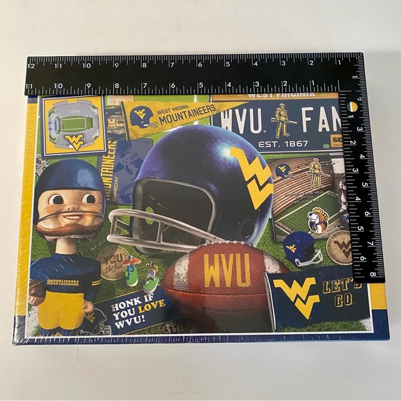 West Virginia Mountaineers Puzzle YOU THE FAN 500 Piece Retro Series NEW SEALED - Picture 5 of 5